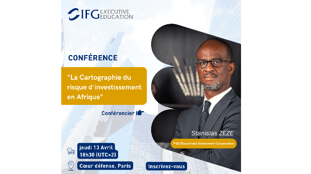 Conférence : "La cartographie du risque d'investissement en Afrique" animée par M. Stanislas ZEZE